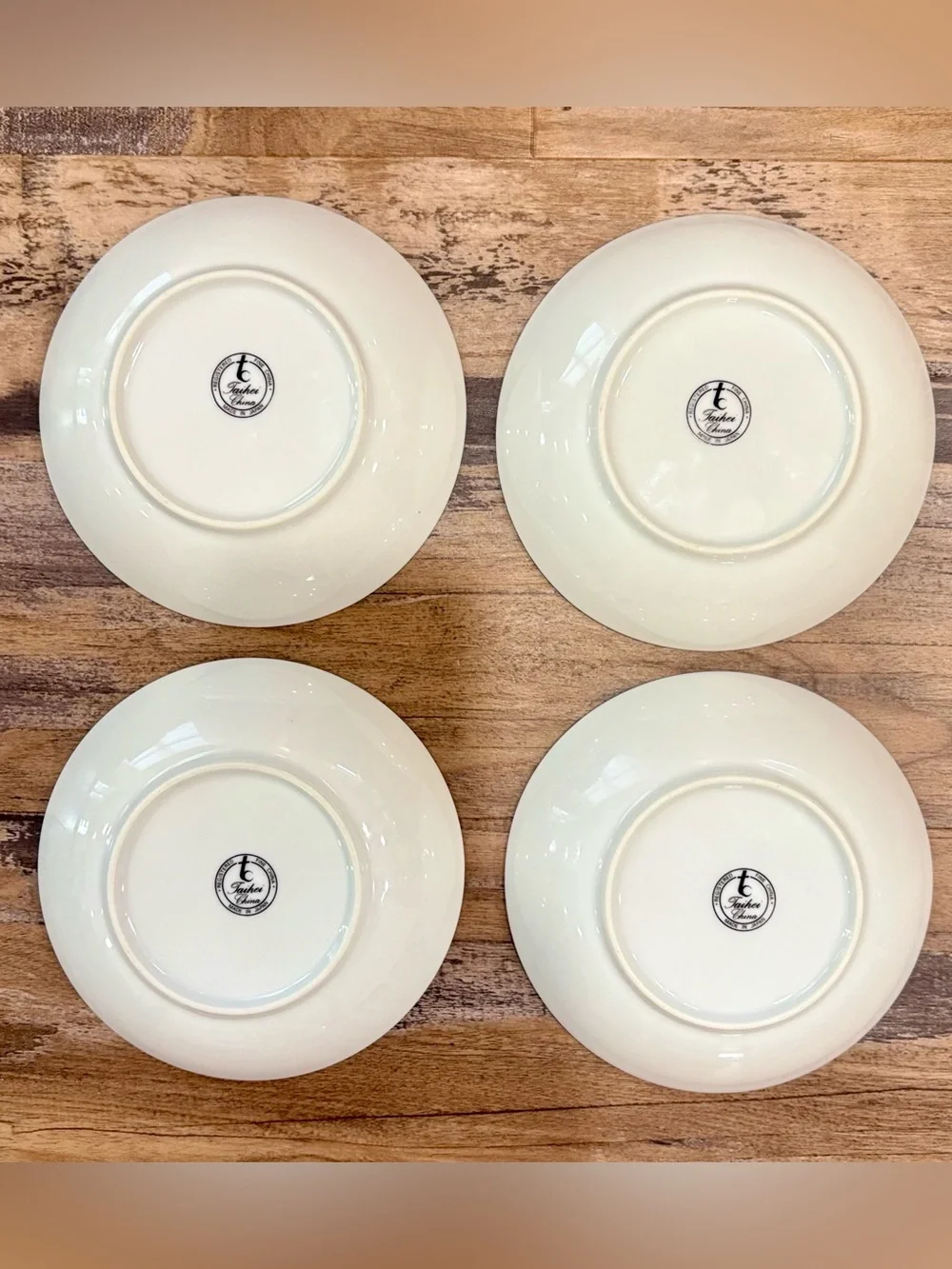 4 Taihei Springtime Vintage Fruit Dessert Bowl Silver Platinum Japan Flower Bone